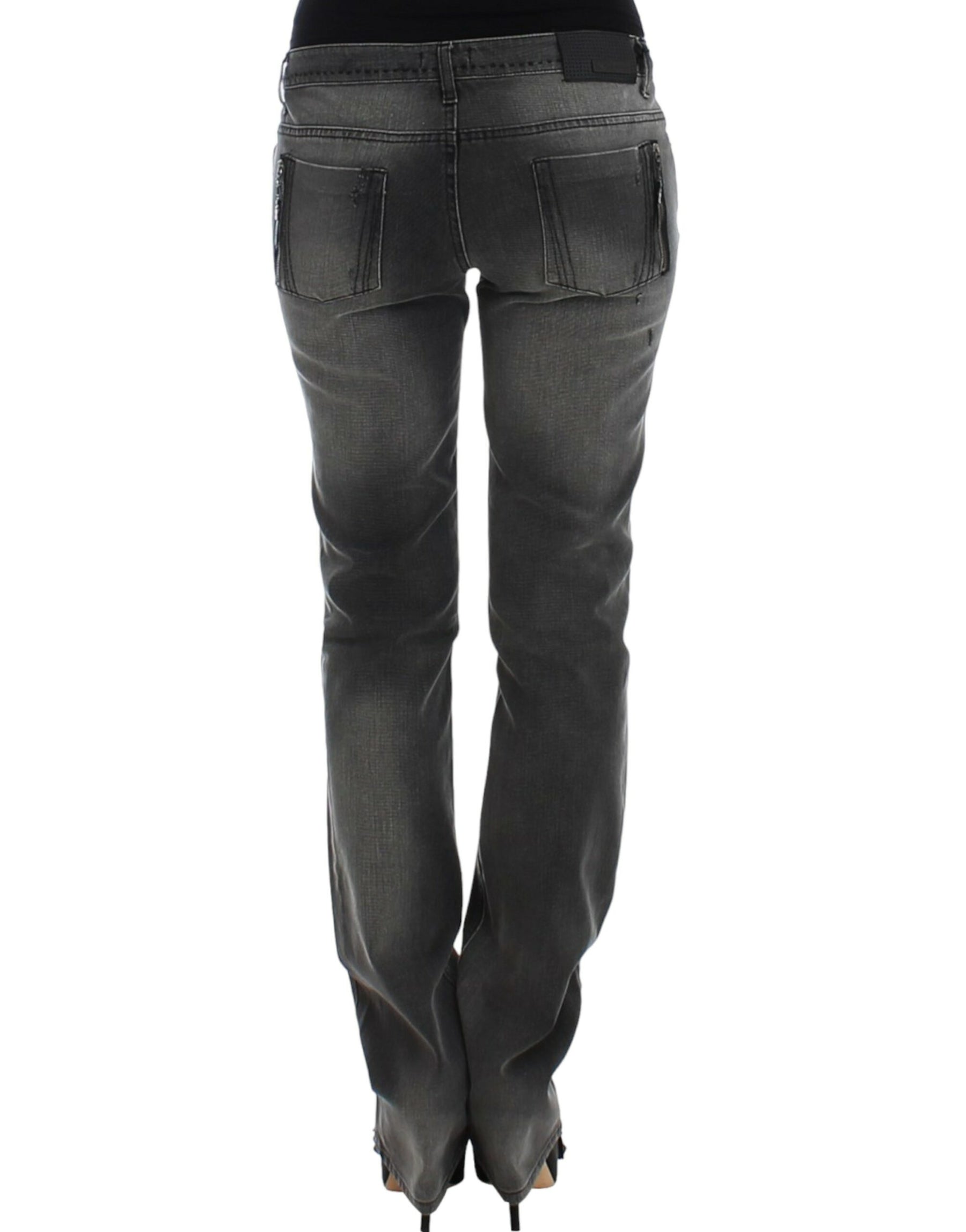Costume National Gray straight leg jeans | Regal Royce