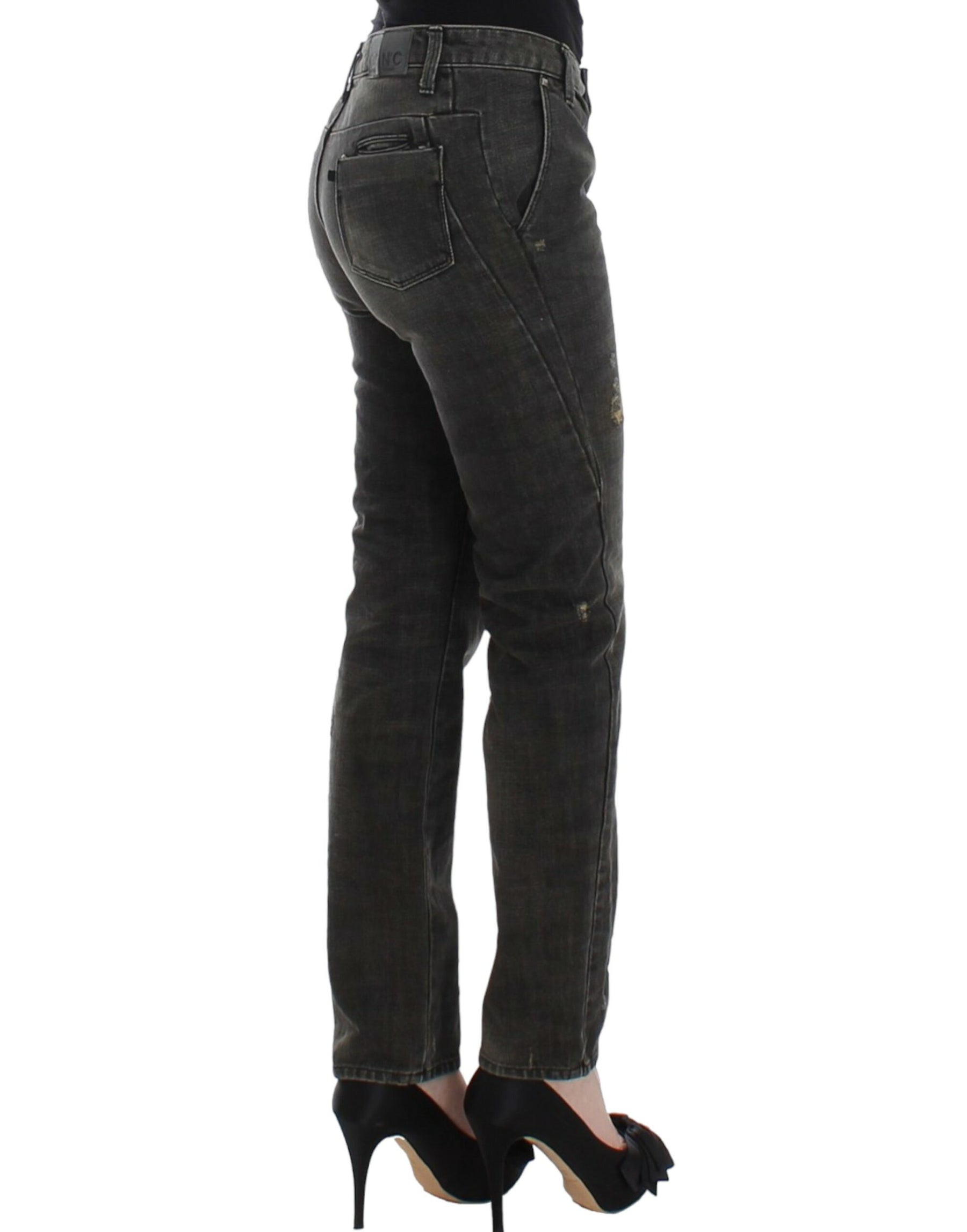 Costume National Gray distressed jeans | Regal Royce