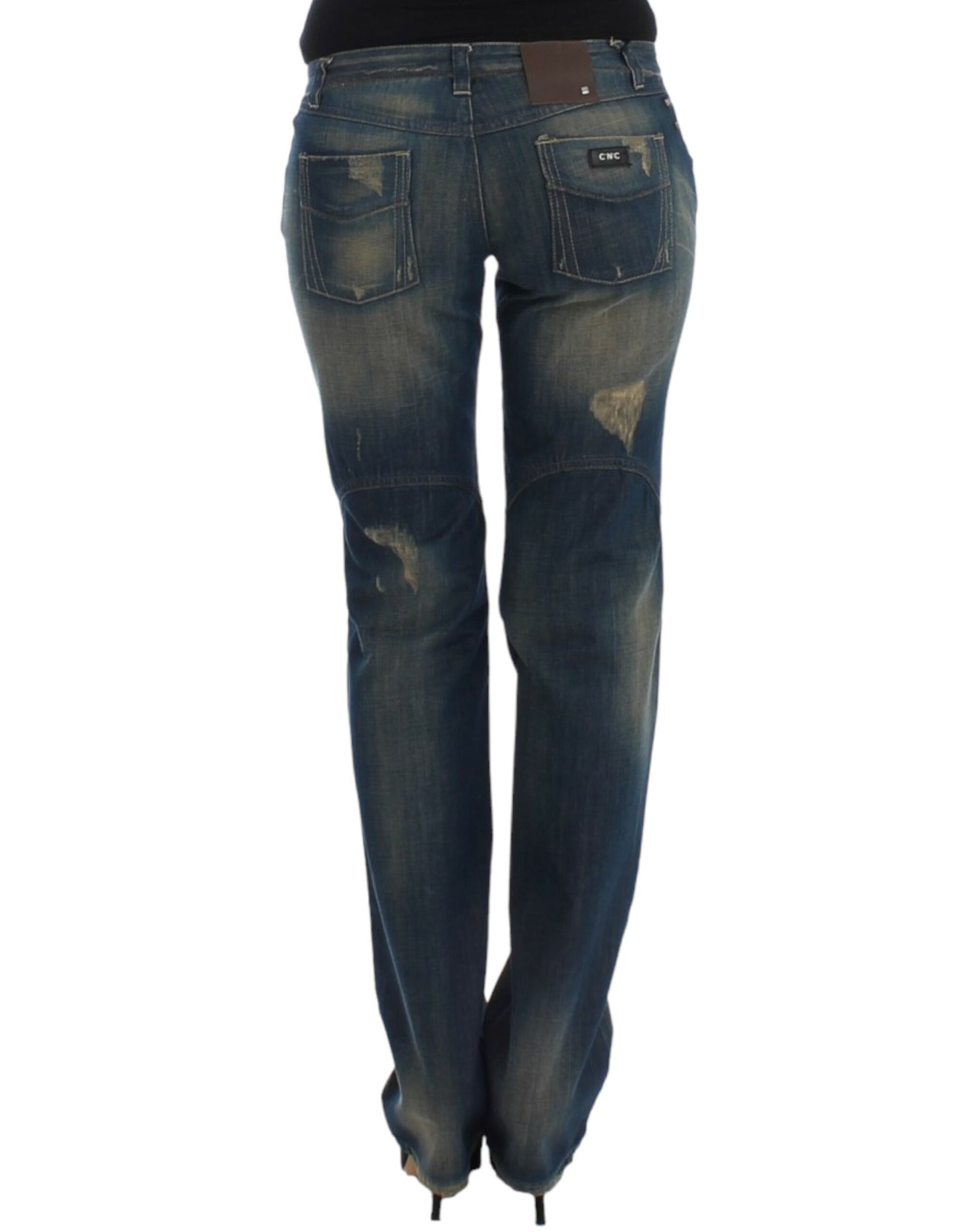 Costume National Blue straight leg jeans | Regal Royce