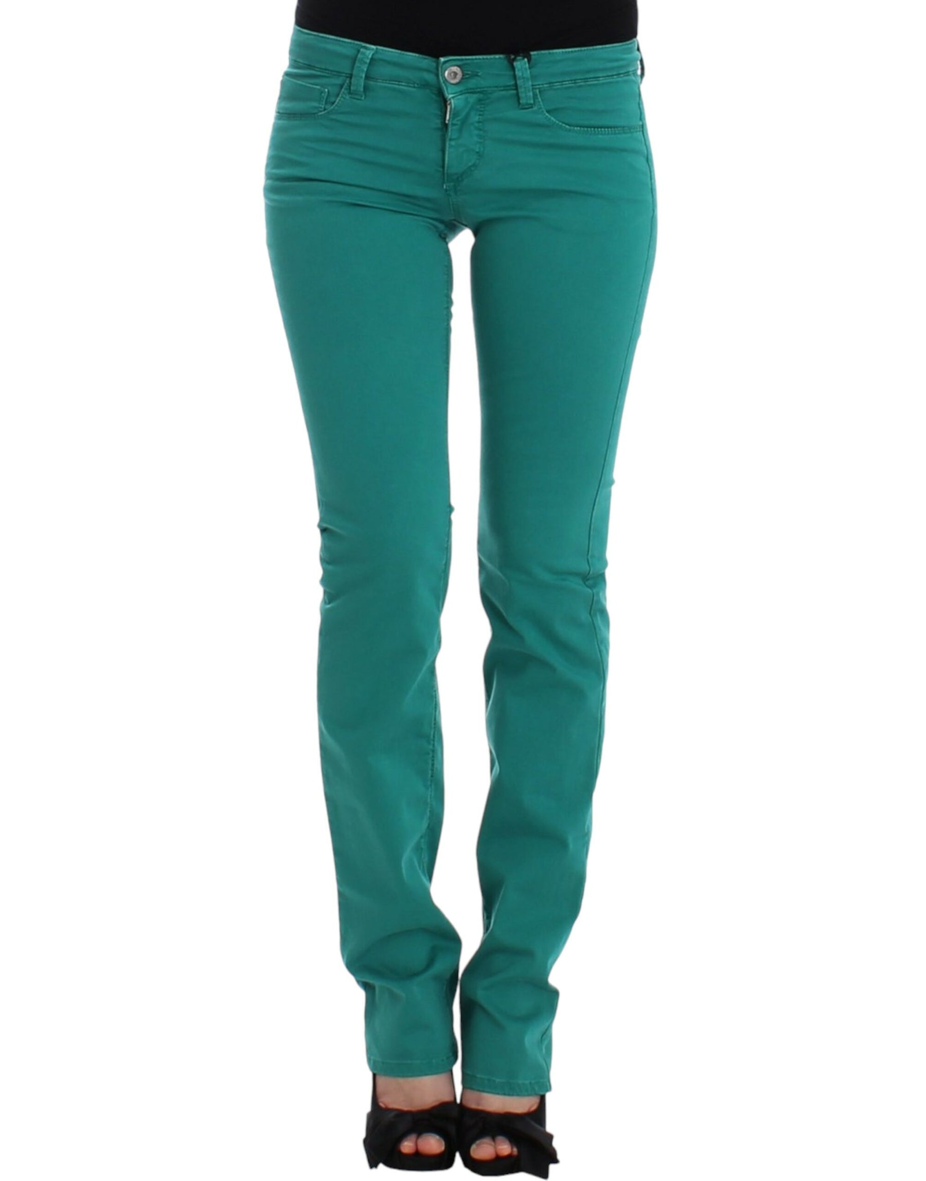 Costume National Green straight leg jeans | Regal Royce