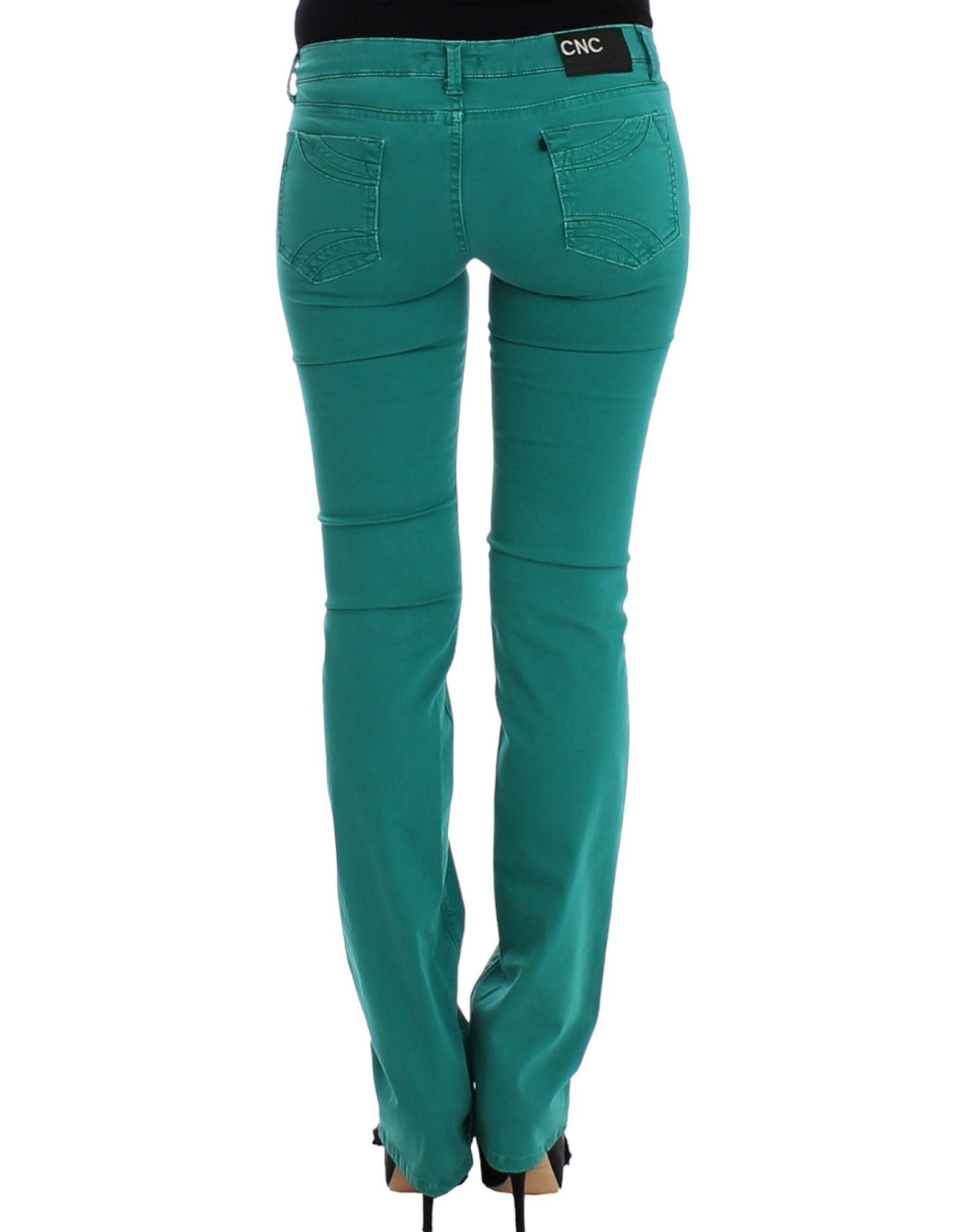 Costume National Green straight leg jeans | Regal Royce