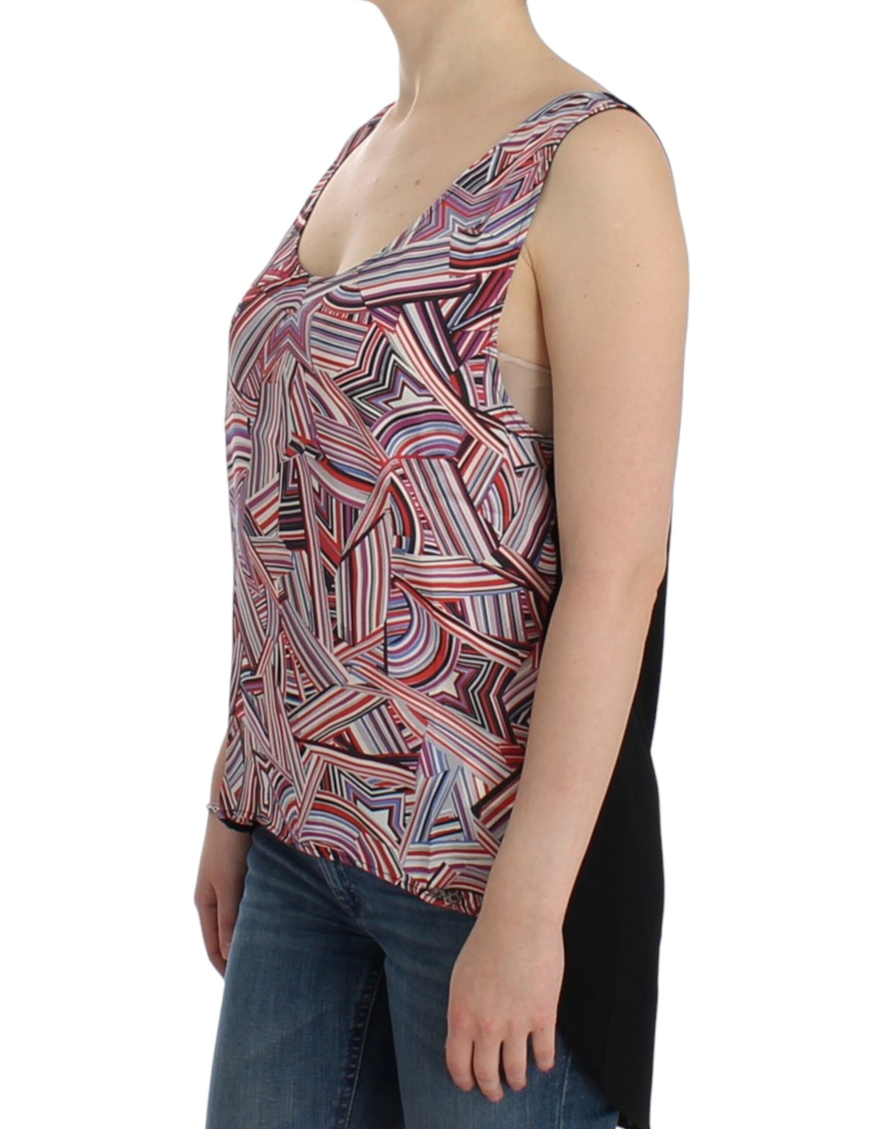 Costume National Multicolor sleeveless top | Regal Royce