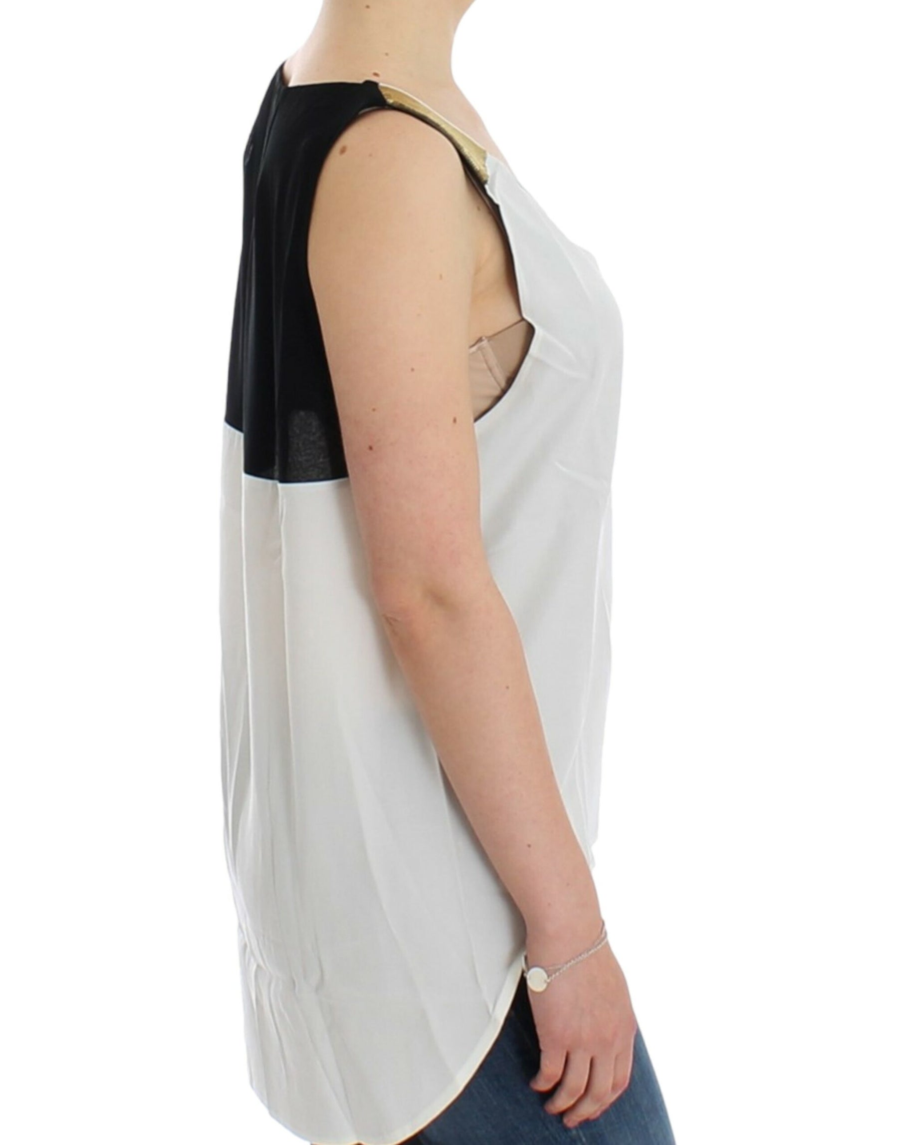 Costume National White sleeveless top | Regal Royce