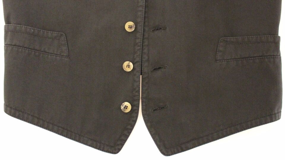 Dolce & Gabbana Black Cotton Blend Dress Vest Gilet | Regal Royce