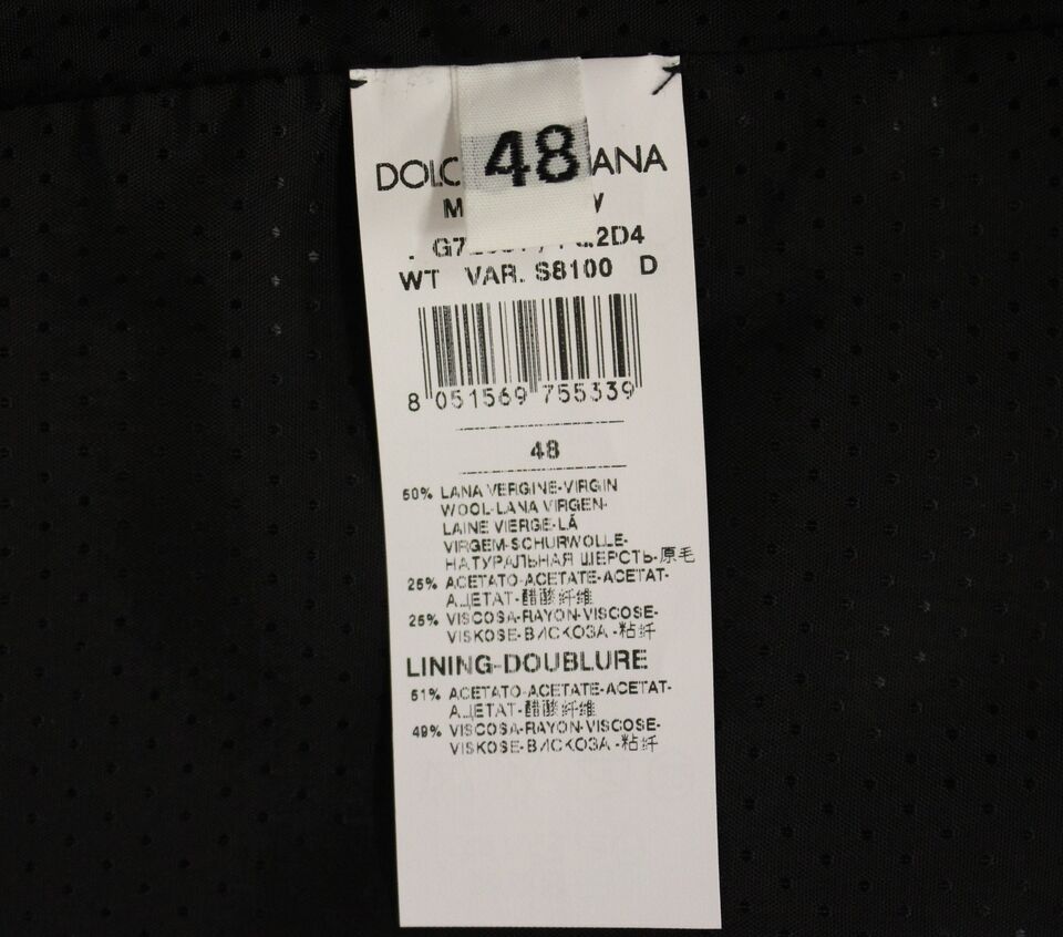 Dolce & Gabbana Gray Wool Blend Vest Gilet Weste | Regal Royce