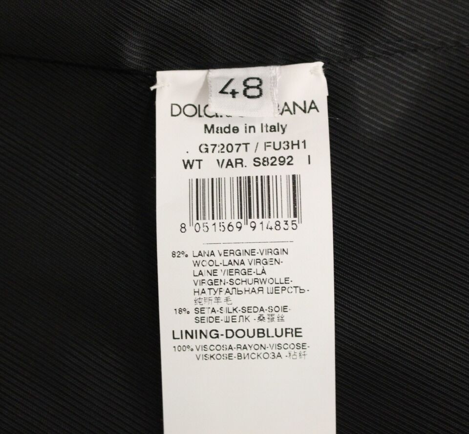 Dolce & Gabbana Gray Wool Silk Dress Vest Gilet Weste | Regal Royce