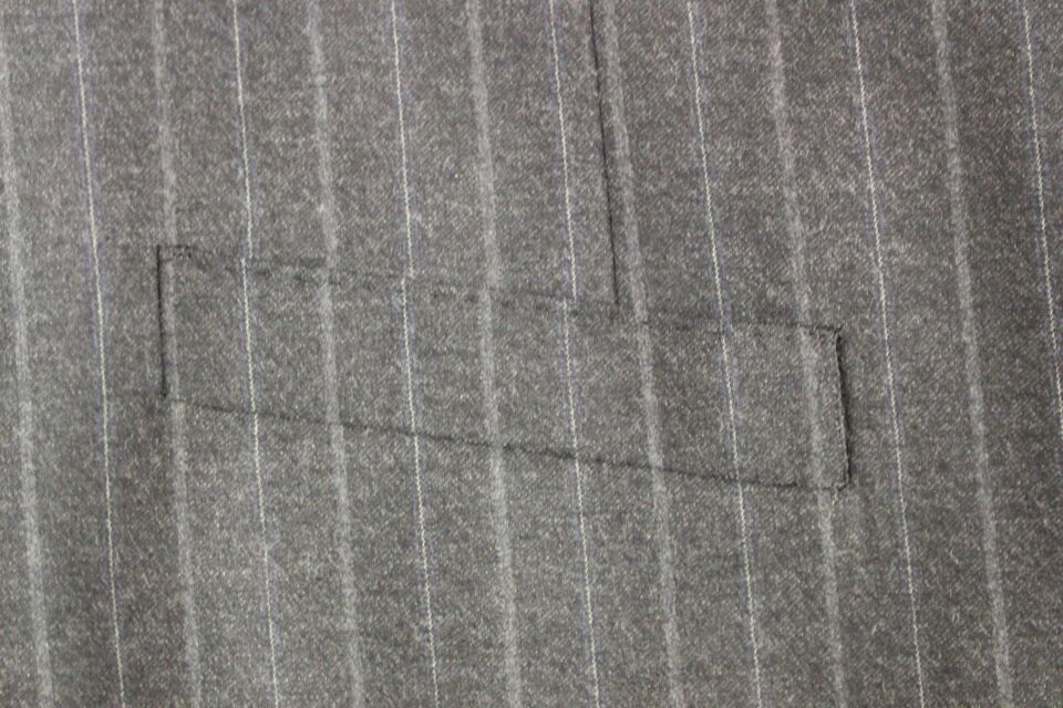 Dolce & Gabbana Gray Striped Wool Logo Vest Gilet Weste | Regal Royce