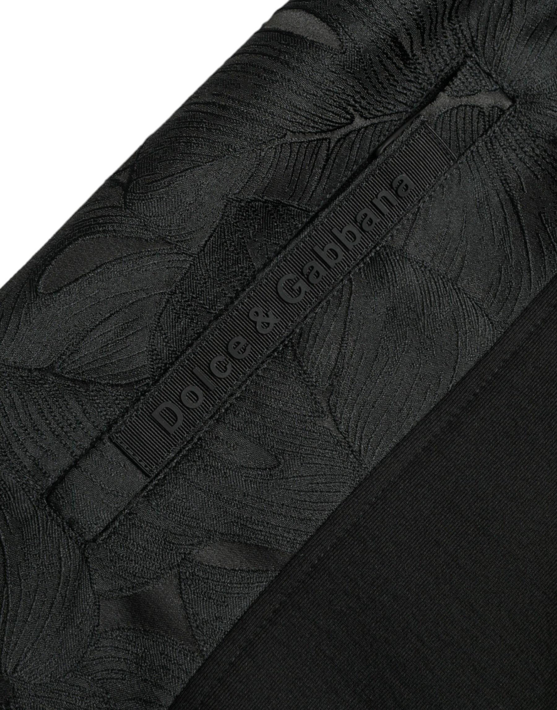 Dolce & Gabbana Black Cotton Slim Stretch Jogger Pants | Regal Royce