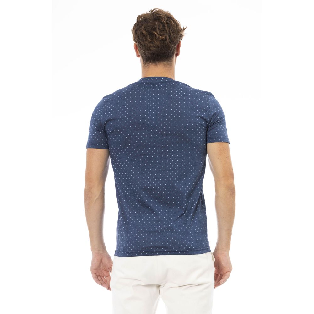 Baldinini Trend Blue Cotton T-Shirt