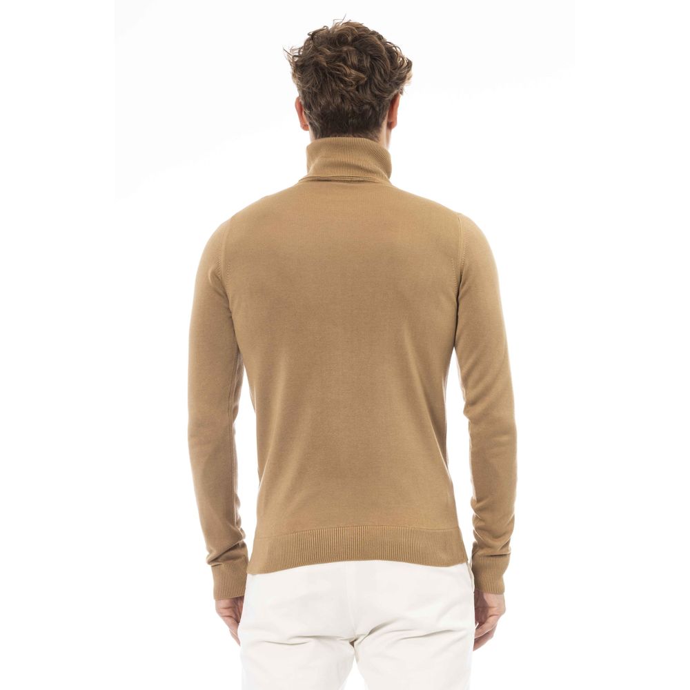 Baldinini Trend Beige Cashmere Men Sweater