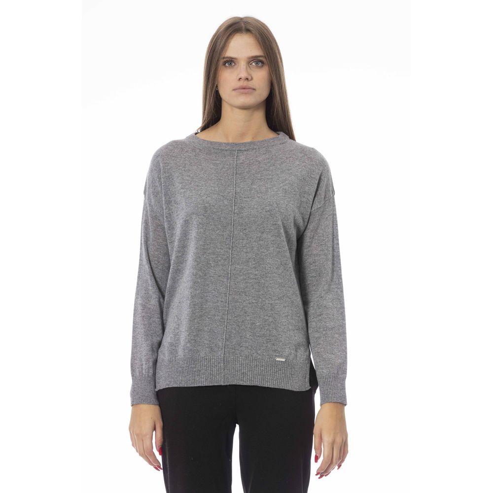 Baldinini Trend Gray Viscose Women Sweater | Regal Royce