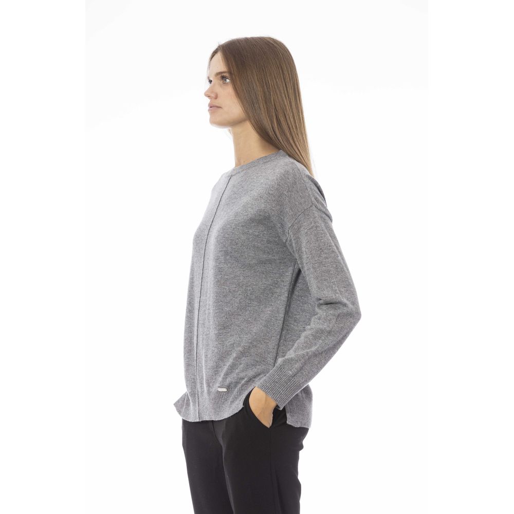 Baldinini Trend Gray Viscose Women Sweater | Regal Royce