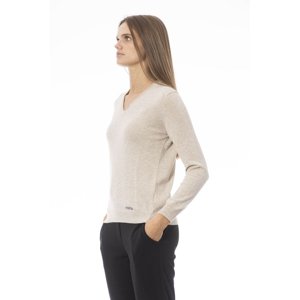 Baldinini Trend Beige Polyamide Women Sweater | Regal Royce