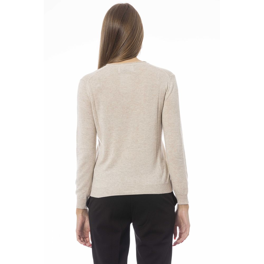 Baldinini Trend Beige Polyamide Women Sweater | Regal Royce