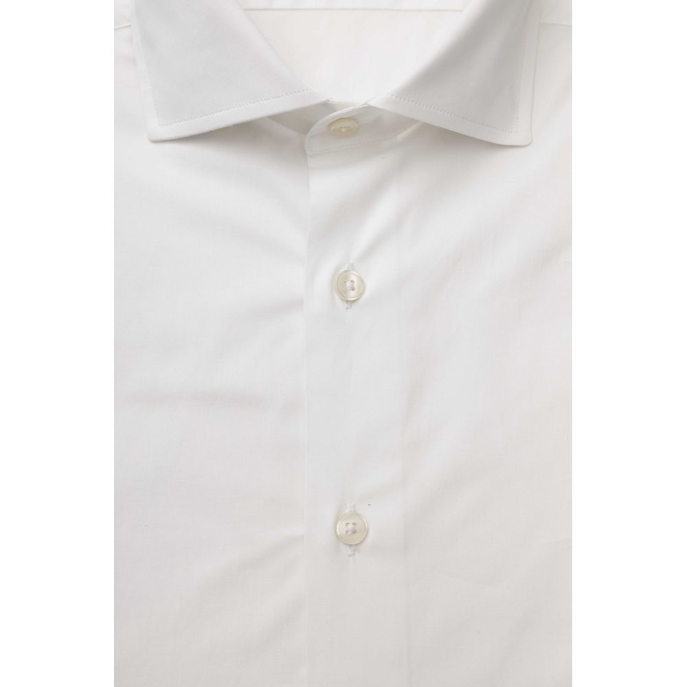 Bagutta White Cotton Men's Shirt | Regal Royce
