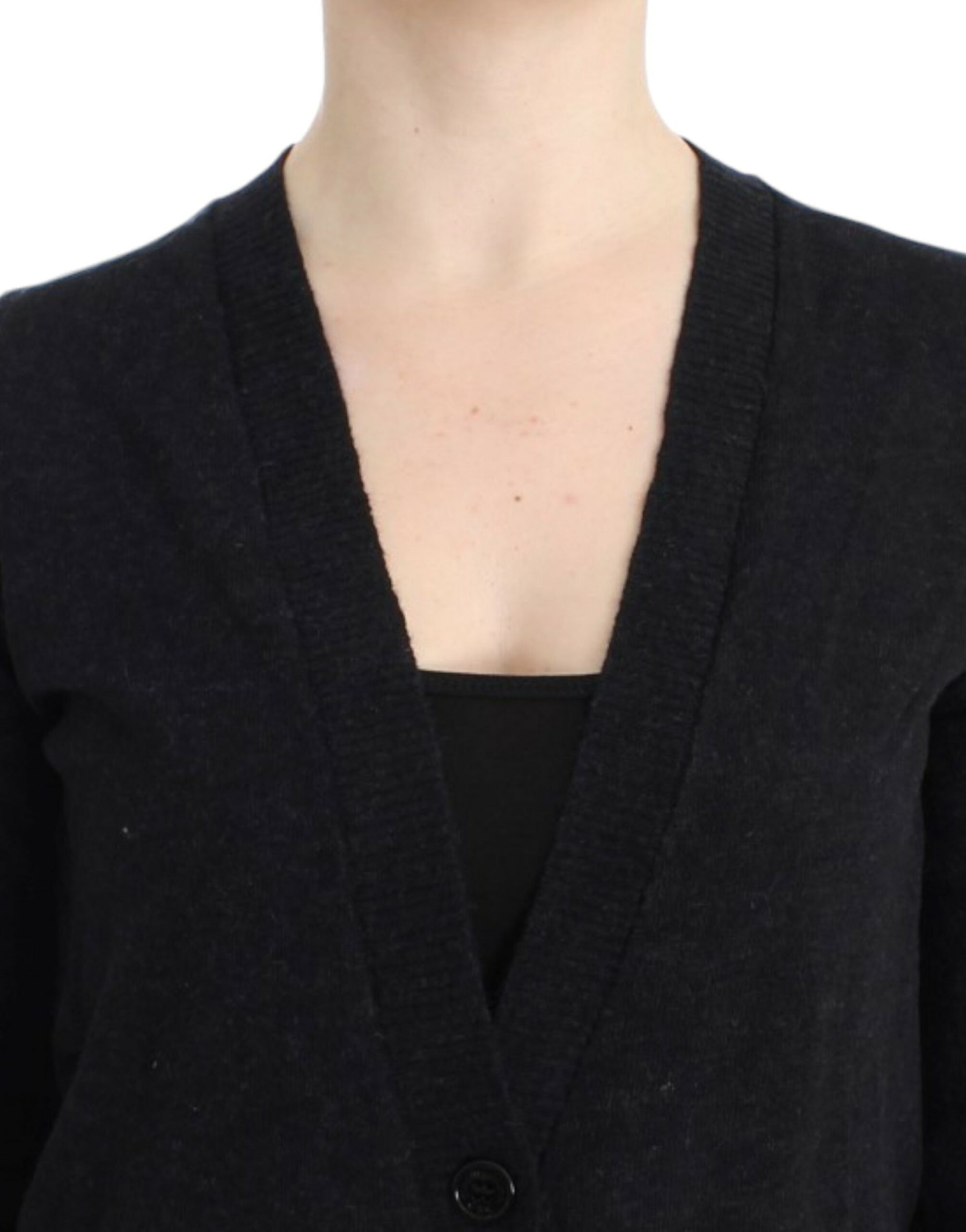 Costume National Gray wool alpaca cardigan | Regal Royce