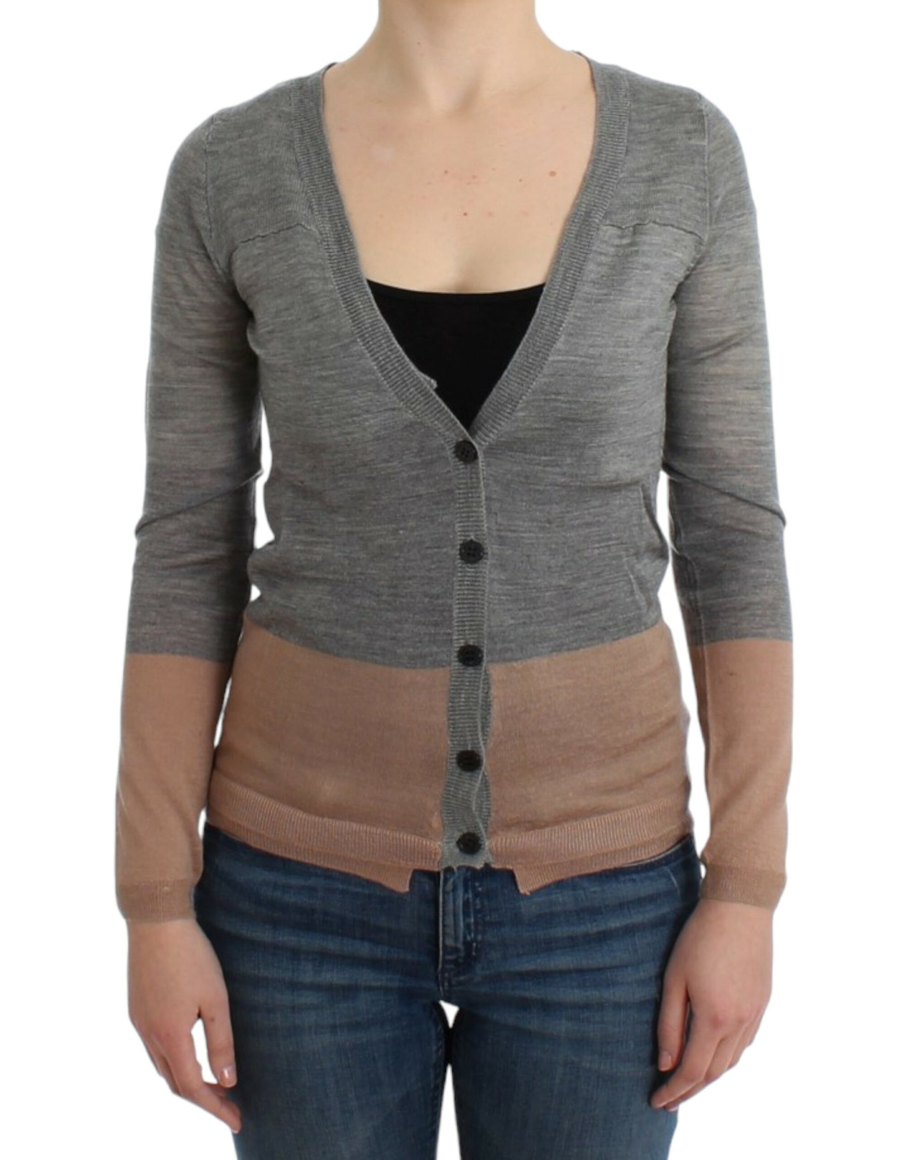 Costume National Gray lightweight cardigan | Regal Royce