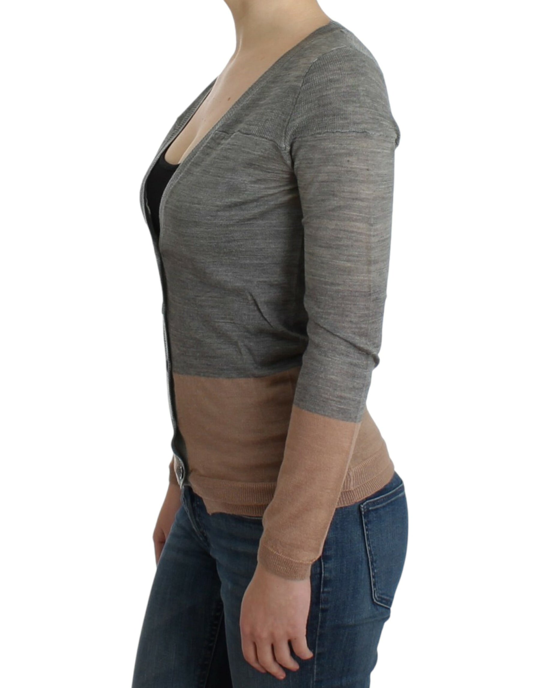 Costume National Gray lightweight cardigan | Regal Royce