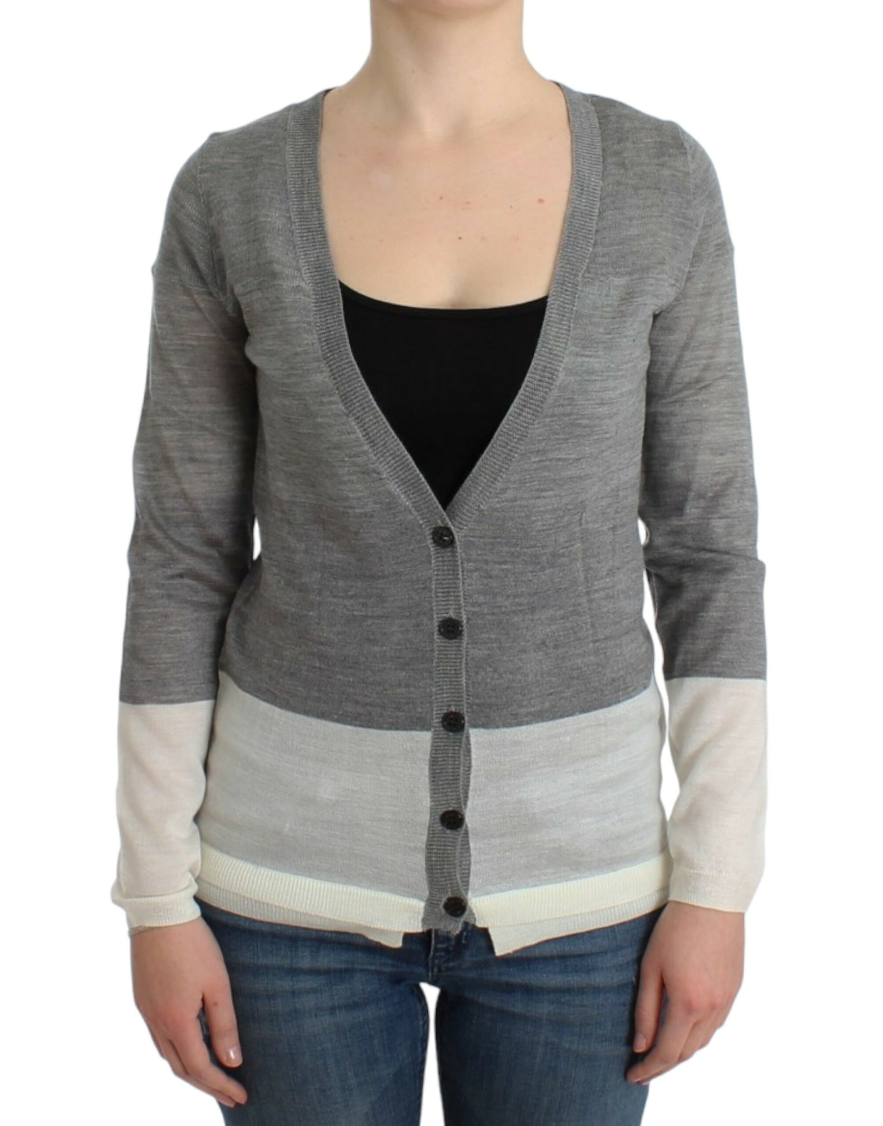 Costume National Gray lightweight cardigan | Regal Royce