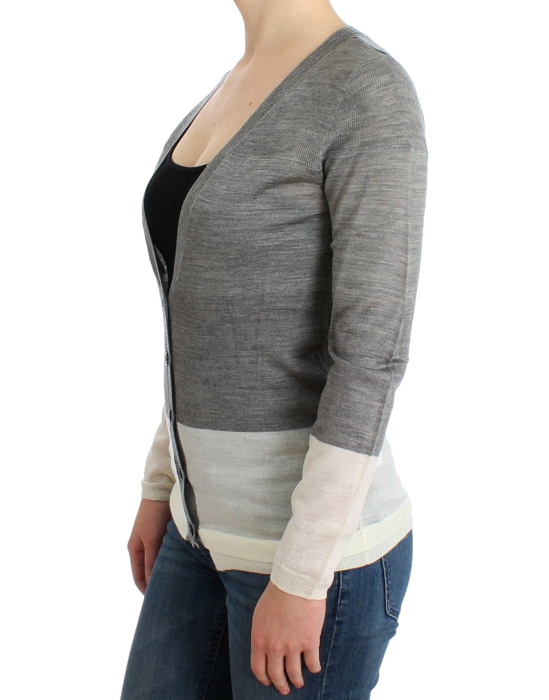 Costume National Gray lightweight cardigan | Regal Royce