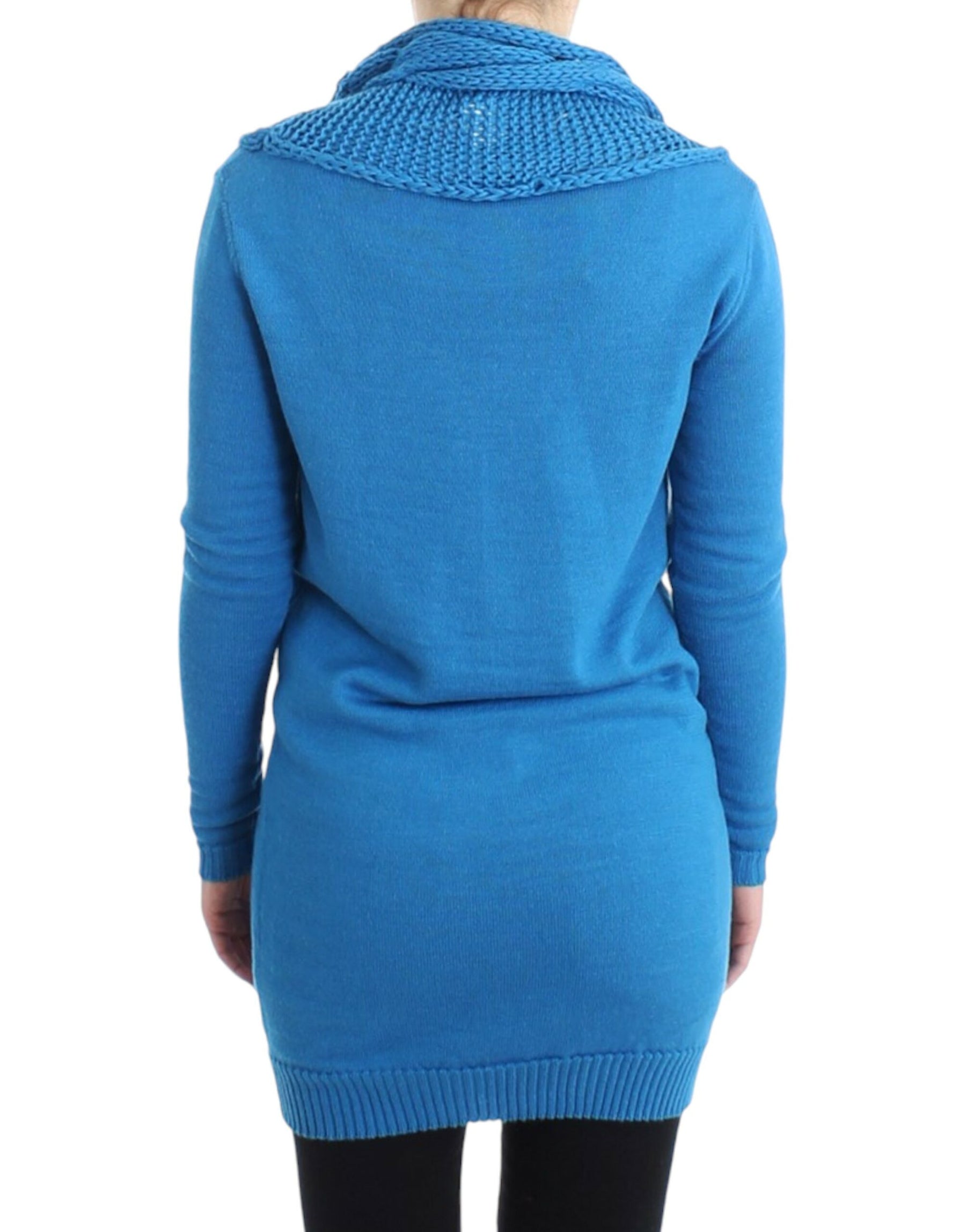 Costume National Blue scoopneck sweater | Regal Royce