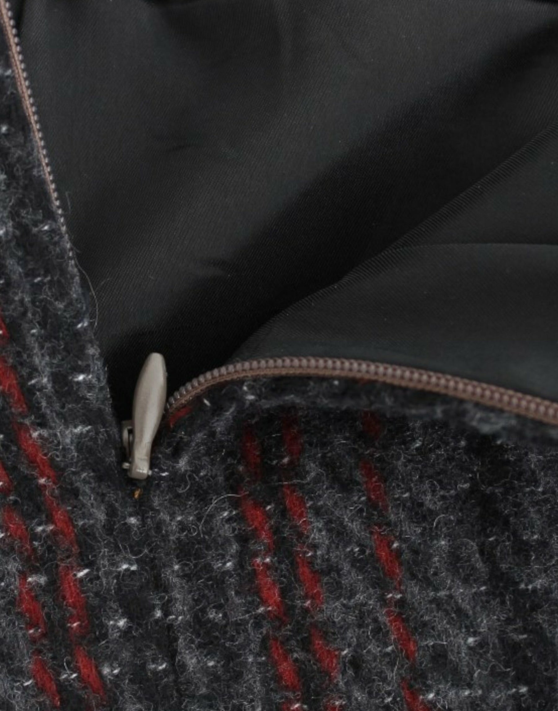 Costume National Gray wool mini skirt | Regal Royce