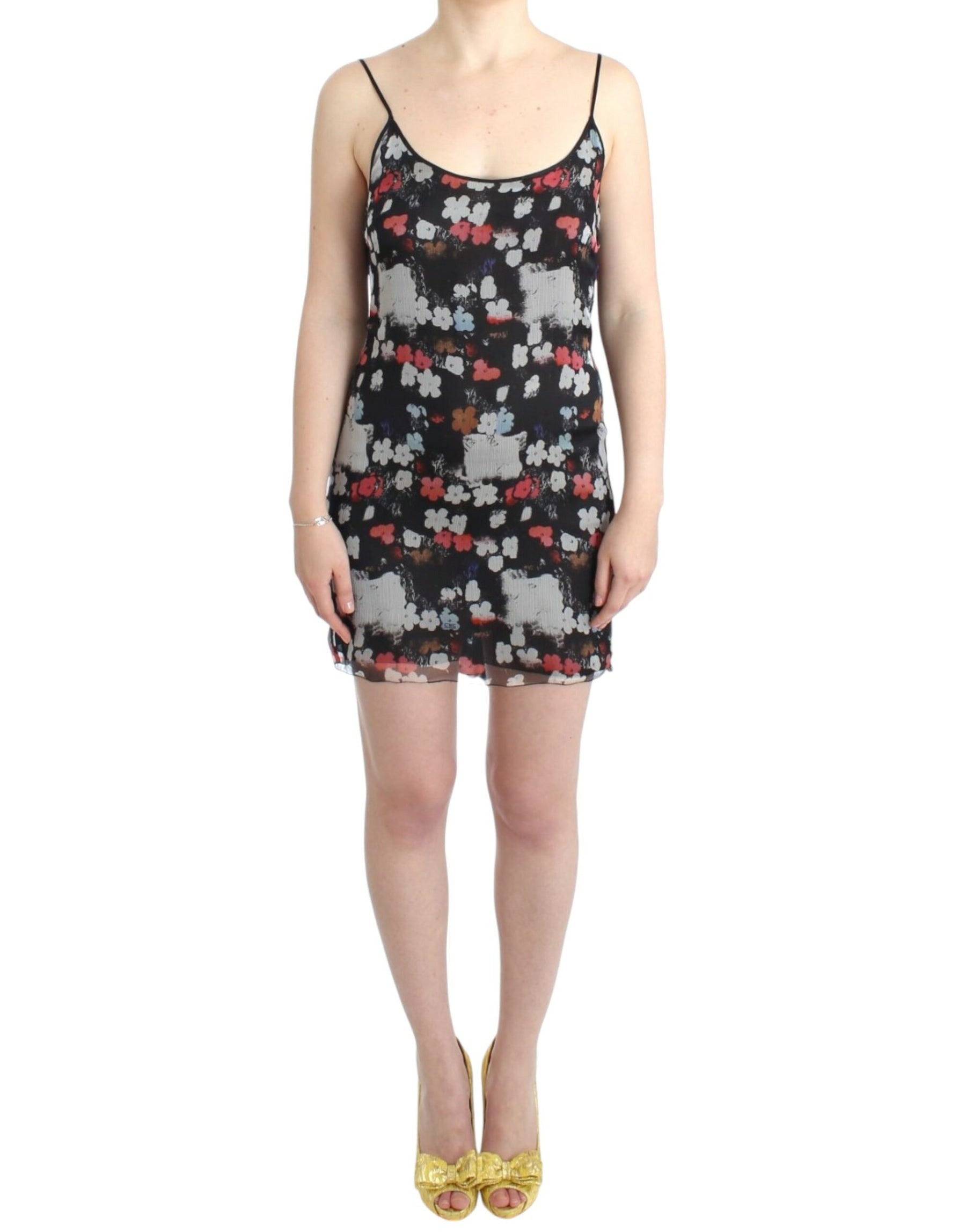 Costume National Floral silk mini dress | Regal Royce