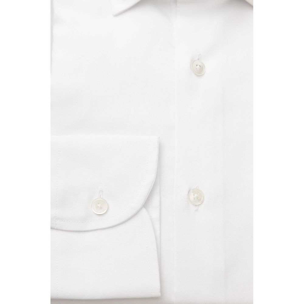 Bagutta White Cotton Men's Shirt | Regal Royce