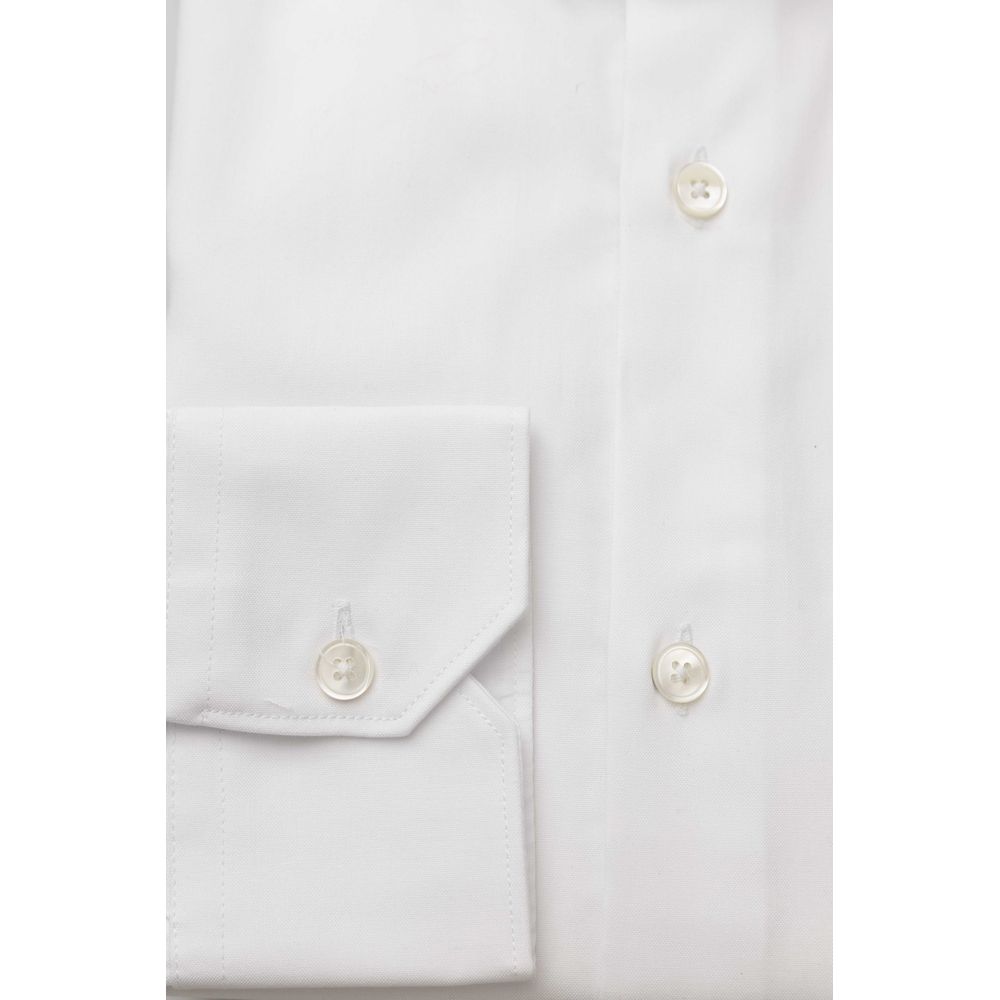 Bagutta White Cotton Shirt