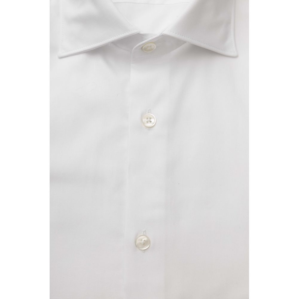 Bagutta White Cotton Shirt