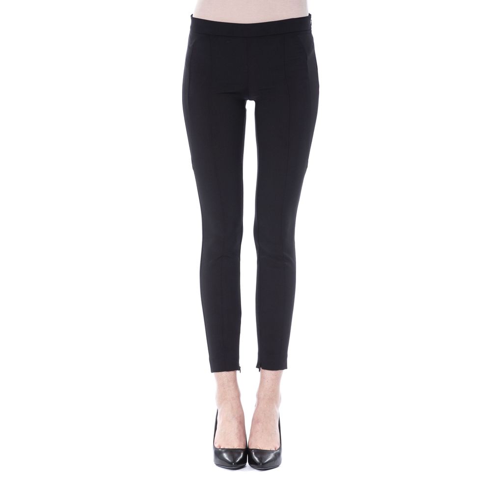 BYBLOS Black Polyester Women's Skinny Pant | Regal Royce