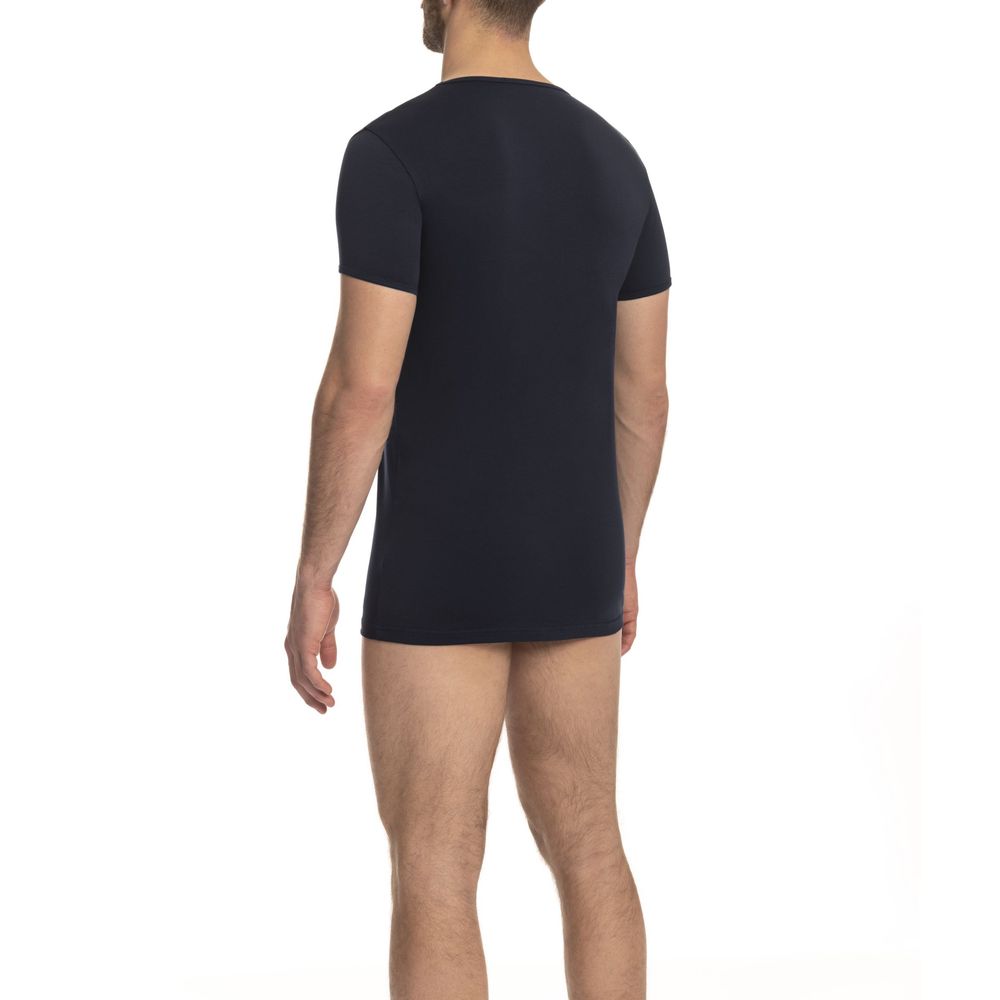 Cavalli Class Blue Cotton T-Shirt