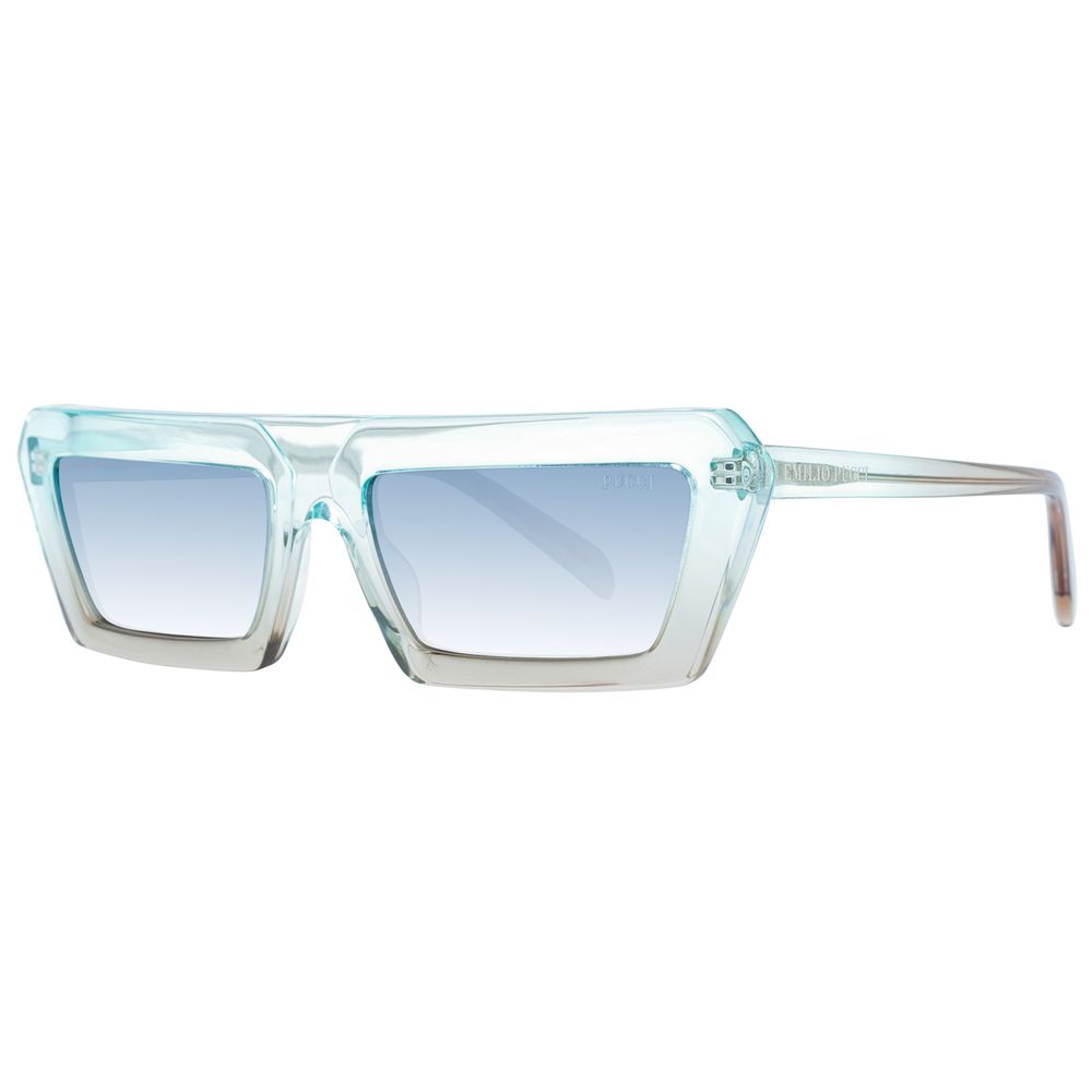 Emilio Pucci Turquoise Plastic Sunglasses | Regal Royce
