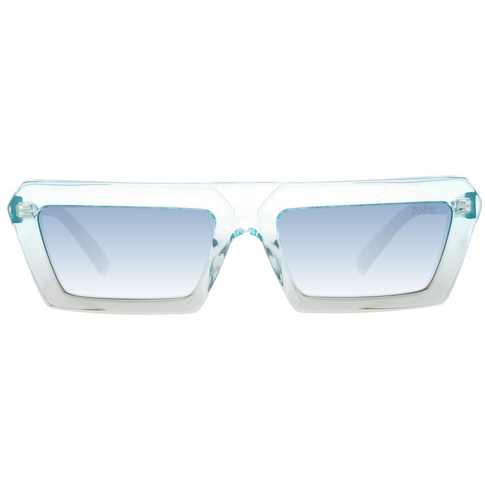Emilio Pucci Turquoise Plastic Sunglasses | Regal Royce