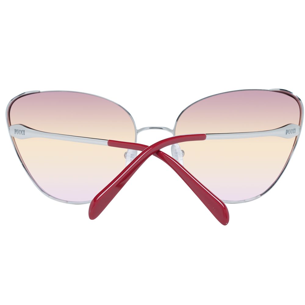 Emilio Pucci Silver Metal Sunglasses | Regal Royce