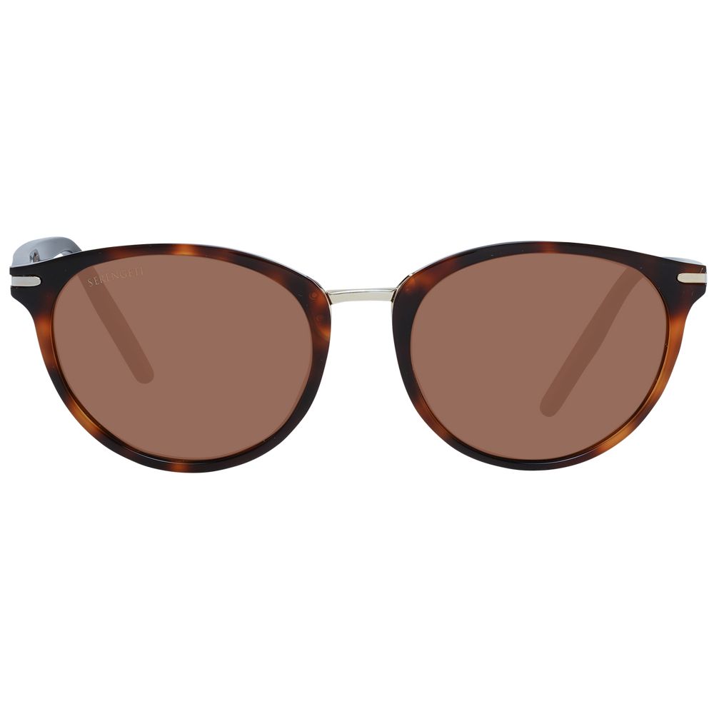 Serengeti Brown Acetate & Metal Sunglasses | Regal Royce