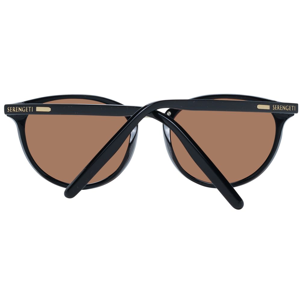 Serengeti Black Acetate & Metal Sunglasses | Regal Royce