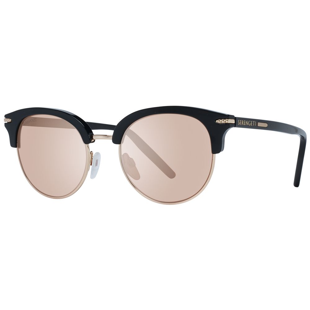 Serengeti Black Acetate & Metal Sunglasses | Regal Royce