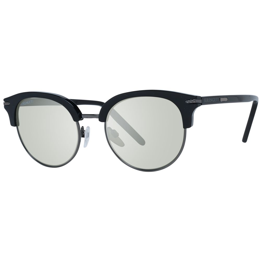 Serengeti Black Acetate & Metal Sunglasses | Regal Royce