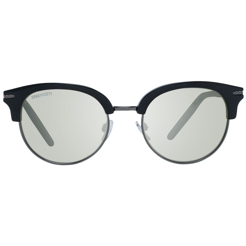 Serengeti Black Acetate & Metal Sunglasses | Regal Royce