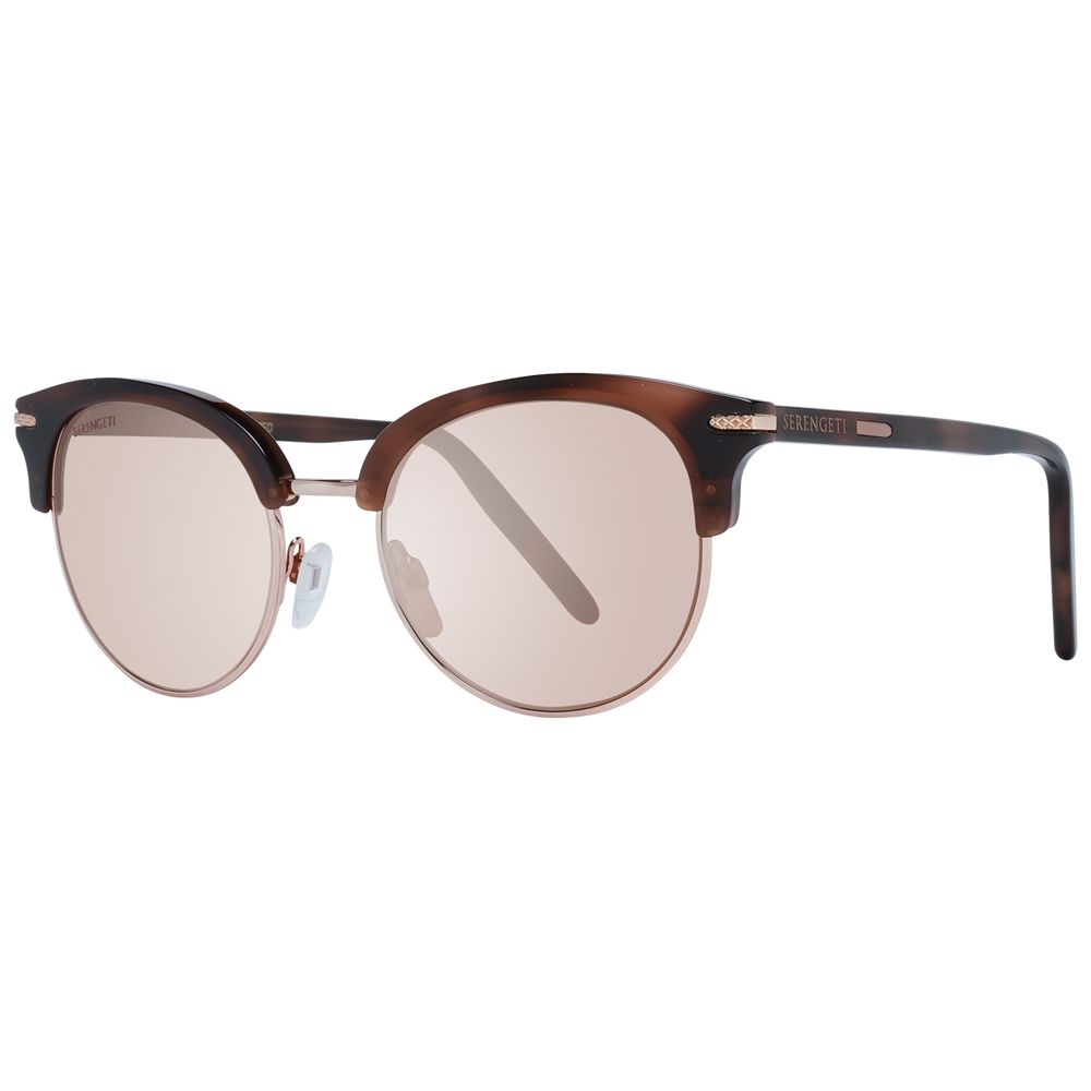 Serengeti Brown Acetate & Metal Sunglasses | Regal Royce
