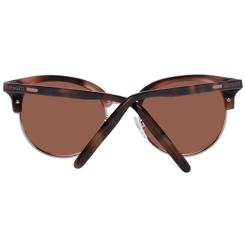 Serengeti Brown Acetate & Metal Sunglasses | Regal Royce