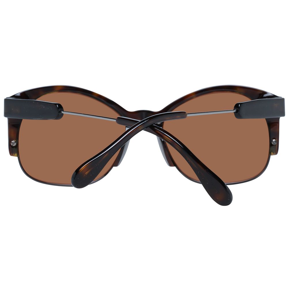 Serengeti Brown Acetate & Metal Sunglasses | Regal Royce