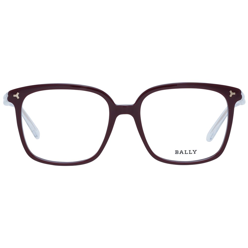 Bally Burgundy Plastic Glasses (Frames) | Regal Royce