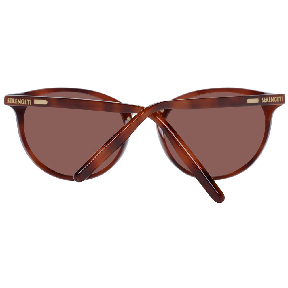 Serengeti Brown Acetate & Metal Sunglasses | Regal Royce