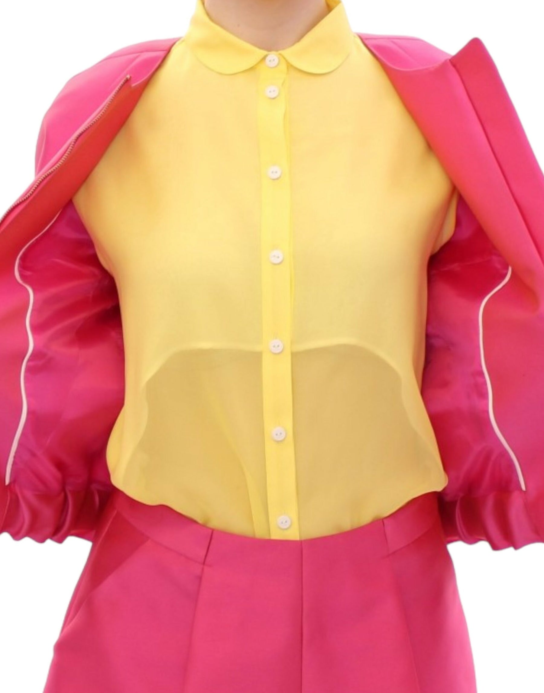 CO|TE Pink silk blend jacket | Regal Royce