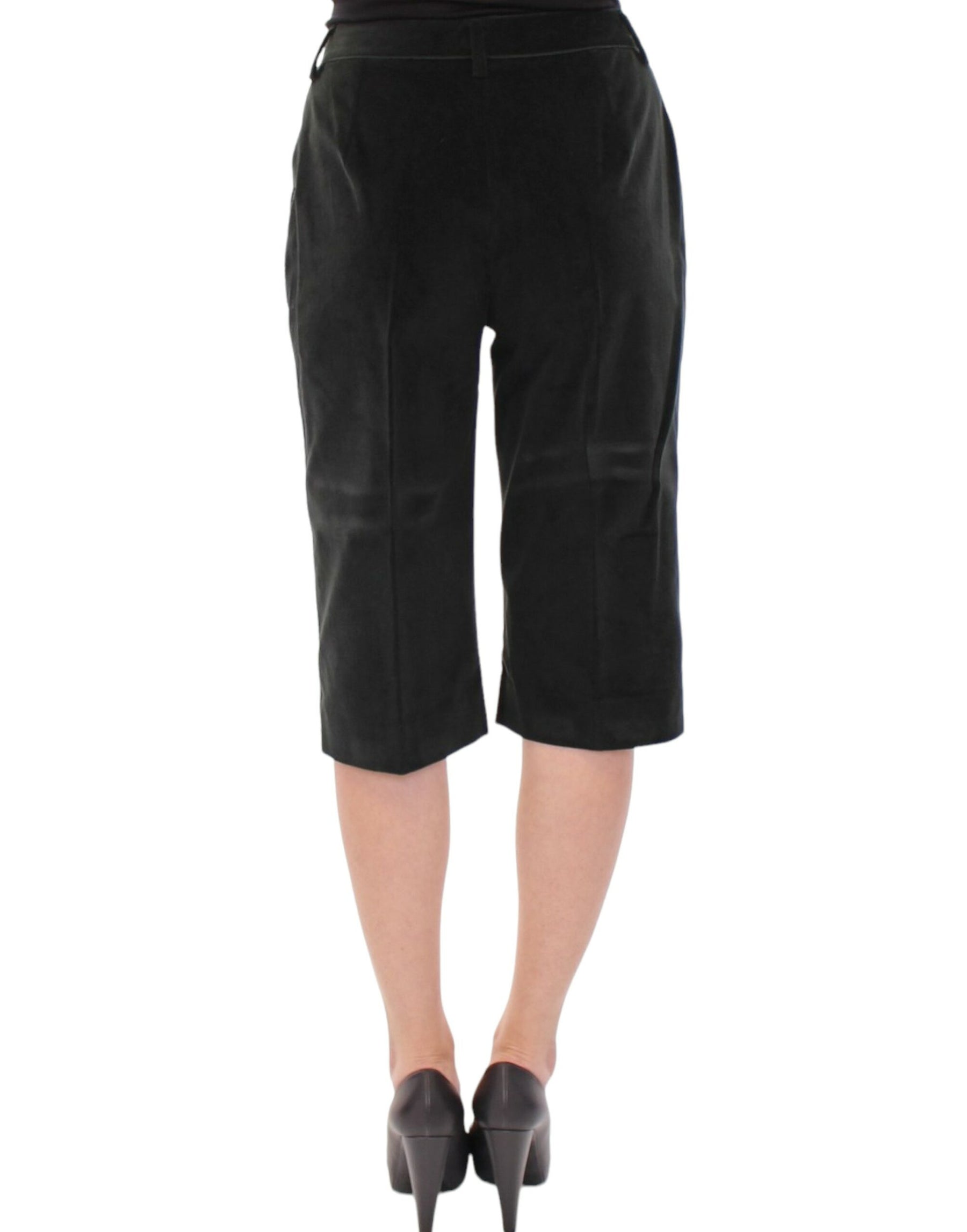 Dolce & Gabbana Black cotton shorts pants | Regal Royce