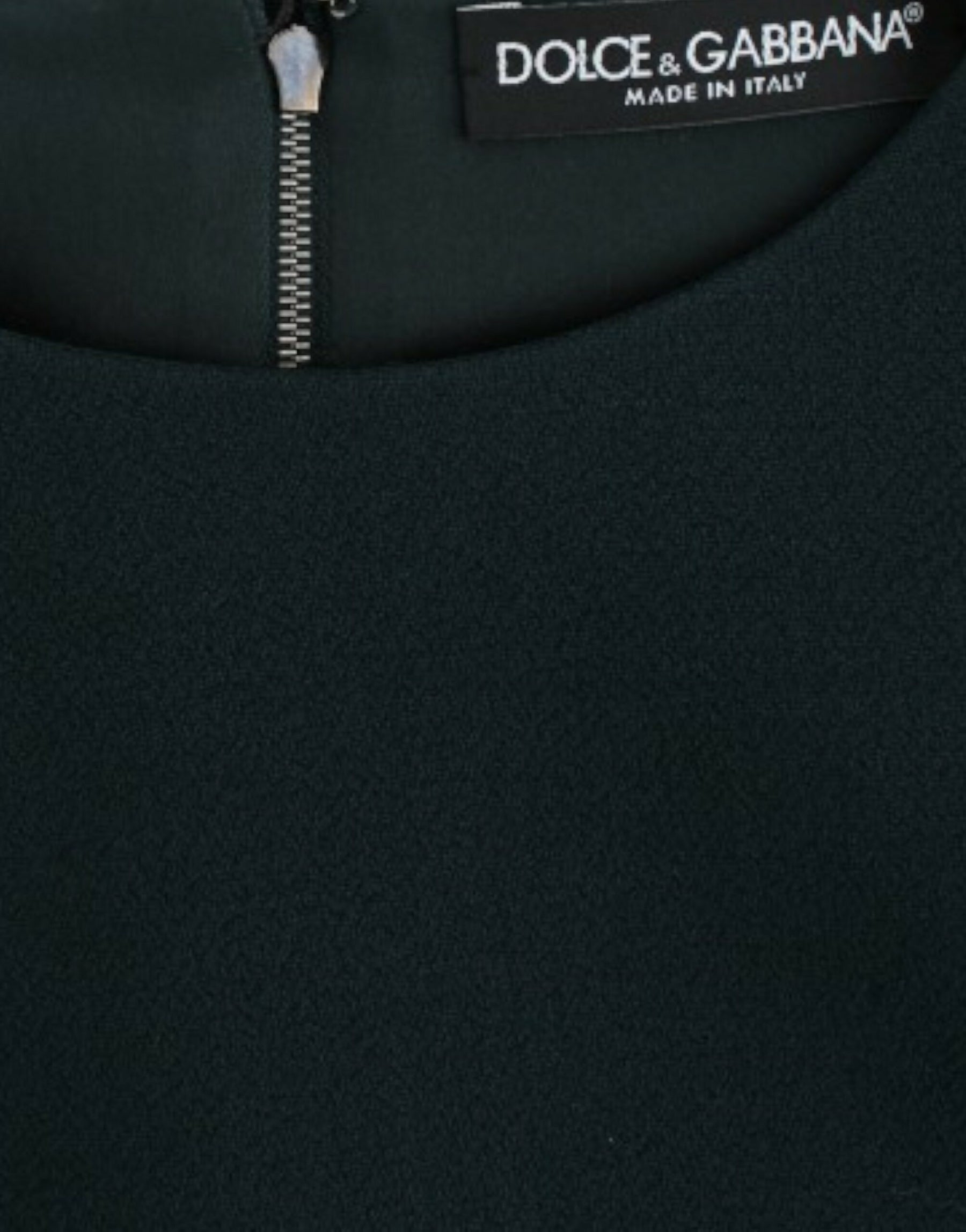 Dolce & Gabbana Green 3/4 sleeve wool blouse | Regal Royce