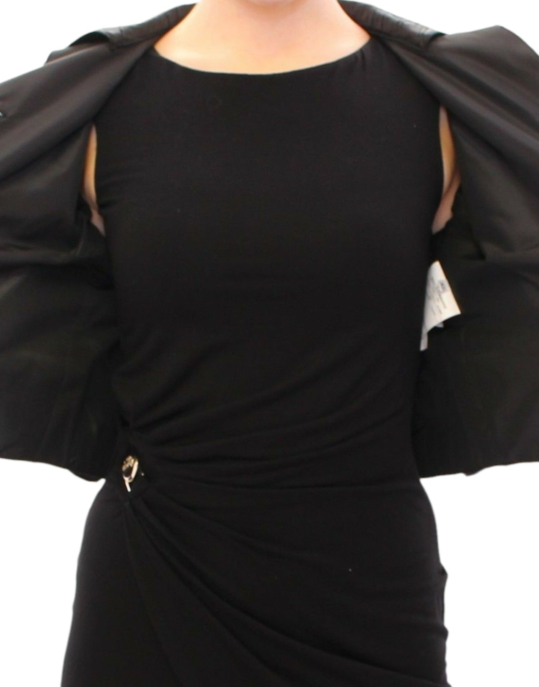 Dolce & Gabbana Black Short Bolero Shrug Jacket Coat | Regal Royce