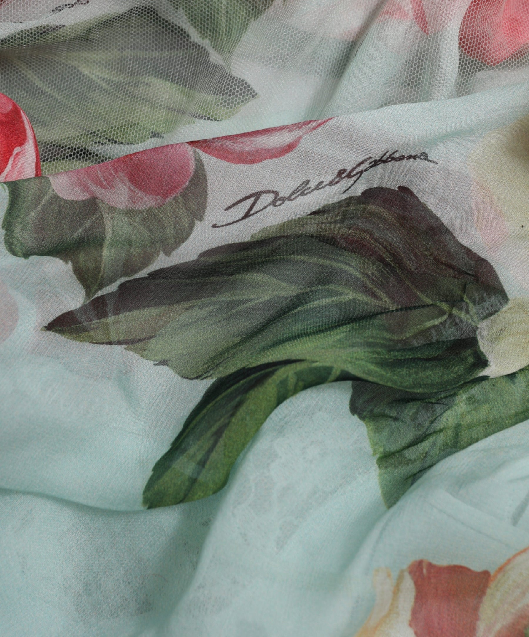 Dolce & Gabbana Blue Floral Print Tiered Long Maxi Dress | Regal Royce